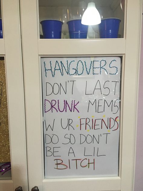 party quote, hangover, drunk, fiends, party, party decor ideas, party decor, party decoration, drink, birthday party, party cups 19th Birthday Ideas Party Decoration, Drinking Party Ideas, American House Party, Funny Hangover Quotes, Funny Birthday Ideas, Funny Party Themes, House Party Ideas, Hangover Quotes, Drink Birthday