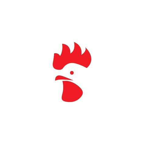 Chicken Logo Ideas, Chicken Graphic Design, Chicken Template, Hen Logo, Chicken Icon, Chicken Mascot, Rooster Logo, Chicken Drawing, Chicken Logo