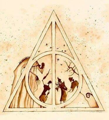 The Three Brothers... Glume Harry Potter, Art Harry Potter, Tapeta Harry Potter, Harry Potter Deathly Hallows, Theme Harry Potter, Desenhos Harry Potter, Harry Potter Tattoos, Harry Potter Tattoo, Images Harry Potter