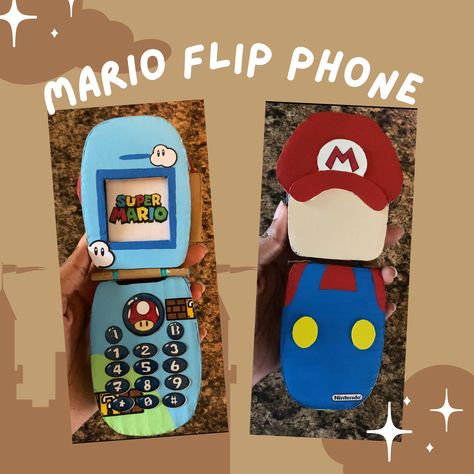 Stitch Flip Phone Template, Cardboard Flip Phone Template, Diy Flip Phone, Cardboard Flip Phone, Flip Phone Template, Cardboard Phone, Mario Diy, Phone Craft, Diy Hello Kitty