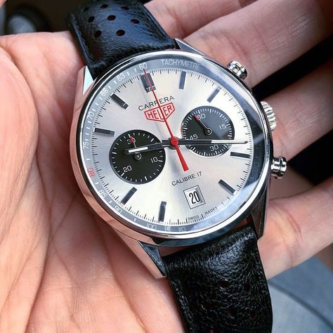 Calibre 11 | TAG Heuer & Heuer on Instagram: “Jack Heuer Carrera 80 by @im_azrul #tagheuer #tagheuercarrera #calibre11” Tag Heuer Carrera Chronograph, Minty Fresh, Heuer Carrera, Tag Heuer Carrera, Tag Heuer Watch, Expensive Watches, Wrist Game, Watches Unique, Stylish Watches