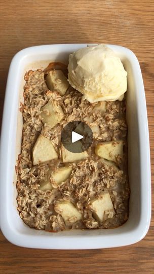 63K views · 495 reactions | 😍Low Calorie Apple Crumble!😍 | Matt Boxall | Matt Boxall · Original audio Low Calorie Apple Crumble, Healthy Recipies, Crazy Cakes, Apple Crumble, Low Calorie Recipes, Low Calorie, Meal Plan, Delicious Recipes, Quick Easy