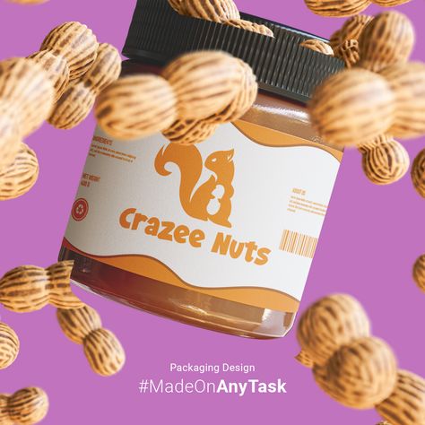 Peanut Butter Branding, Peanut Butter Logo, Coding Video, Butter Logo, Peanut Butter Brands, Food Mockup, Monday Funday, Graphic Design Marketing, Organic Peanut Butter