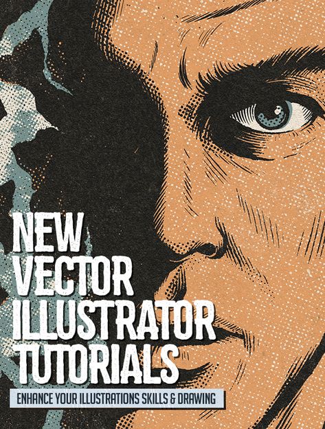 25 New Vector Illustrator Tutorials to Enhance Your Drawing & Illustration Techniques Inkscape Tutorials, Illustrator Tips, Adobe Tutorials, Vintage Clipart, Graphisches Design, Illustrator Brushes, Illustration Simple, Illustration Techniques, Free Brushes