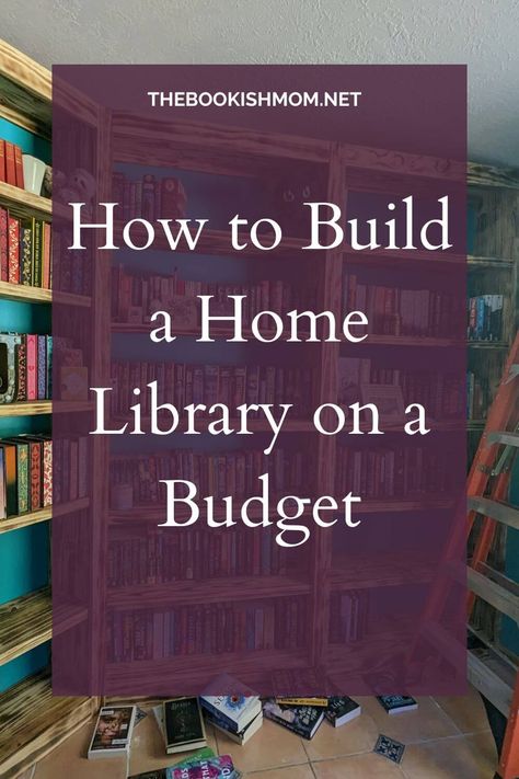 How to Build a Home Library on a Budget Home Library Ideas Small, Library Bedroom Ideas, Bedroom Library Ideas, Small Library Room, Small Home Library Ideas, Room Library Ideas, Home Reading Room, Diy Home Library, Cozy Reading Room