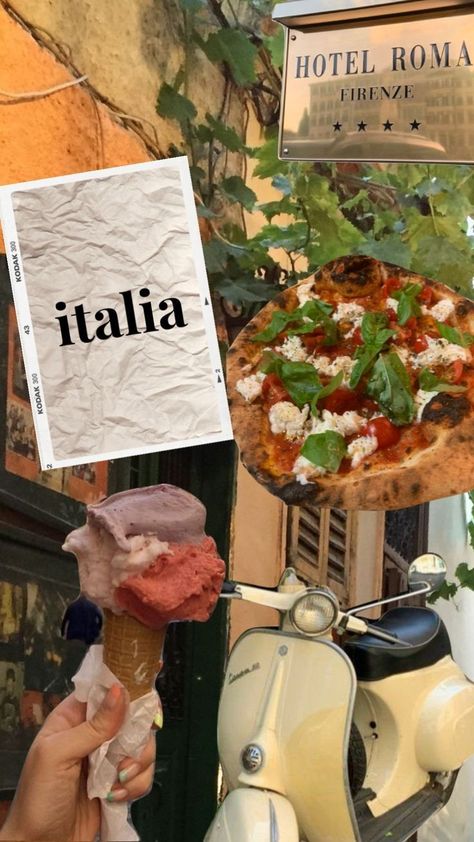 Pizza Italy Aesthetic, Italy Love Aesthetic, Italian Gelato Aesthetic, Learning Italian Aesthetic, Italy Vision Board, Italiano Aesthetic, Gelato Italia, Italia Wallpaper, Italy Aesthetic Wallpaper