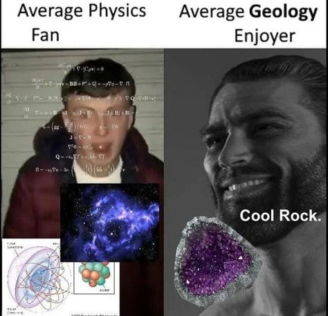 Geology Humor, Physics Memes, Funny Rock, Math Jokes, Science Nerd, Geology Rocks, Internet Culture, Science Jokes, Funny Short Clips