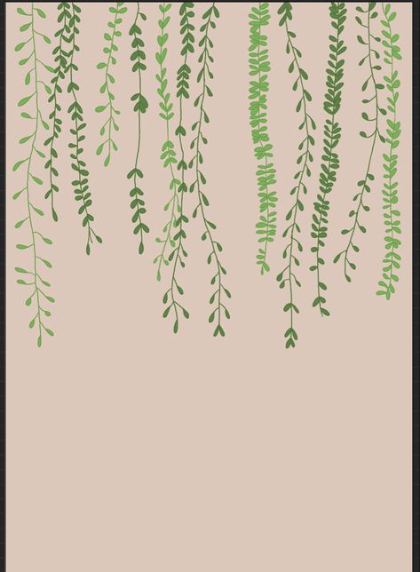 Hanging vines wallpaperiphone Flowers And Vines Painting, Vines Painting Simple, Hanging Vines Painting, Vines Aesthetic Drawing, Easy Vine Painting, How To Paint Vines, Painting Vines, Vines Painting, Vines Drawing