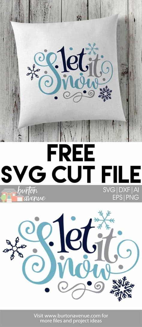 Create fun winter projects with this free Winter SVG Files for Silhouette and Cricut Winter Svg Files, Winter Projects, Projets Cricut, Winter Project, Winter Svg, Christmas Fonts, How To Make Snow, Christmas Svg Files, Free Svg Files