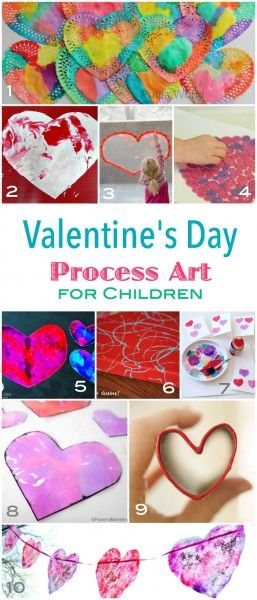 Some great open free process art ideas for children Vday Activities, Prek Valentines, Process Art Ideas, Art Toddlers, February Kindergarten, Process Art Preschool, Art Ideas For Kids, Do It Yourself Decoration, Valentines Theme