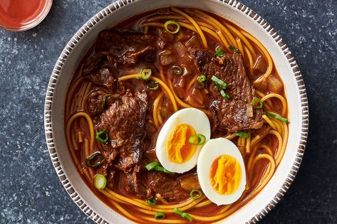 Yakamein  Recipe Lanzhou Beef Noodle Soup, New Orleans Yakamein Recipe, Yaka Mein Recipe New Orleans, Yakamein New Orleans, Yakamein Recipe, Asian Noodle Soup, Asian Soup Noodle, Jamaican Curry Chicken, Roasted Cauliflower Soup