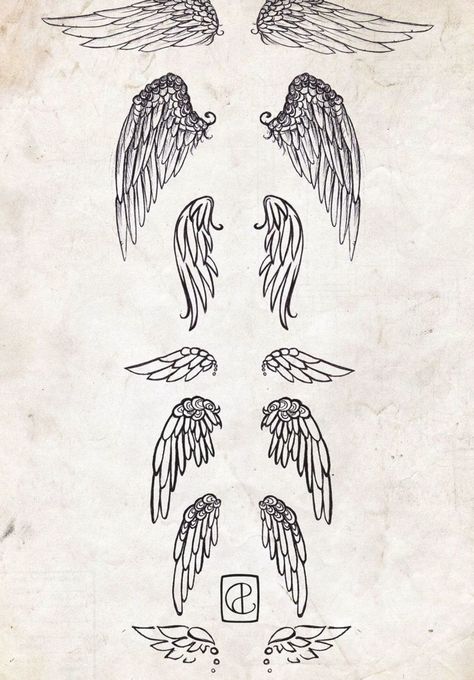 Pictures Of Small Angel Wing Tattoos | Cool Tattoos - Bonbaden Small Angel Wing Tattoo, Alas Tattoo, Small Angel Wings, Wing Tattoos, Wing Tattoo Designs, Kunst Tattoos, Marvel Tattoos, Angel Wings Tattoo, Wing Tattoo