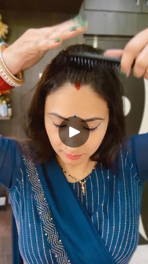 8.6M views · 205K reactions | Self hairstyle for wedding guest 😍 #followｍe @sangeeta_singh_hairstyles @sangeeta_boutique_official @sangeetacreation_06 | Sangeeta.Singh.hairstyles | Alisha Chinai · It's Rocking Simple Hairstyle For Wedding Guest, Haïr Style For Wedding Guest, Simple Wedding Guest Hair, Self Hairstyle, Hairstyle For Wedding Guest, Alisha Chinai, Hairstyle For Wedding, Guest Hair, Wedding Guest Hairstyles