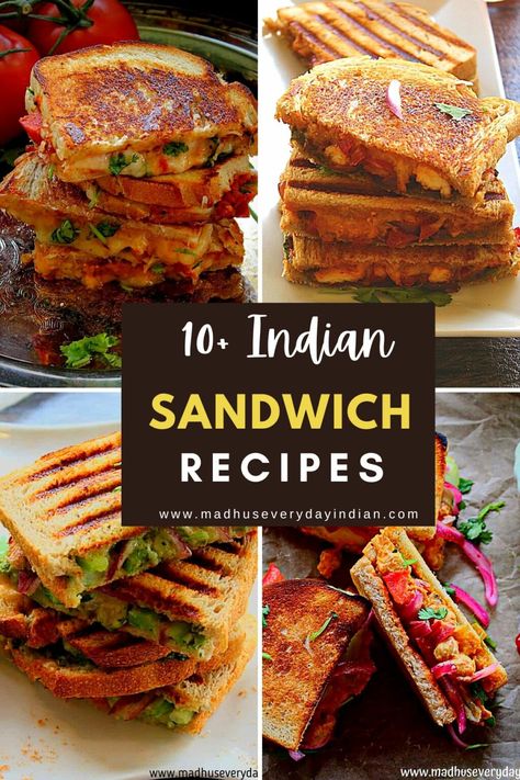 Masala Sandwich Indian Style, Indian Tea Sandwiches, Vegetable Sandwich Recipes Indian, Quick Indian Lunch Recipes, Vegetarian Sandwich Recipes Indian, Veg Wraps Recipes Indian, Easy Veg Sandwich Recipes, Indian Quesadilla, Easy Sandwich Recipes Vegetarian Indian