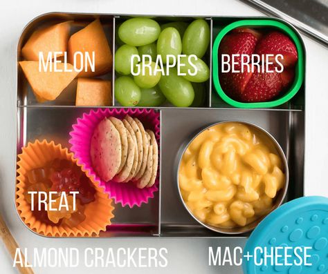 Mac And Cheese School Lunch, Mac And Cheese Lunch Ideas, Bentgo Box, Camp Meals, Fun School Lunches, Easy Lunches For Kids, Kids Lunch Box Meals, Easy School Lunches, Kid Meals