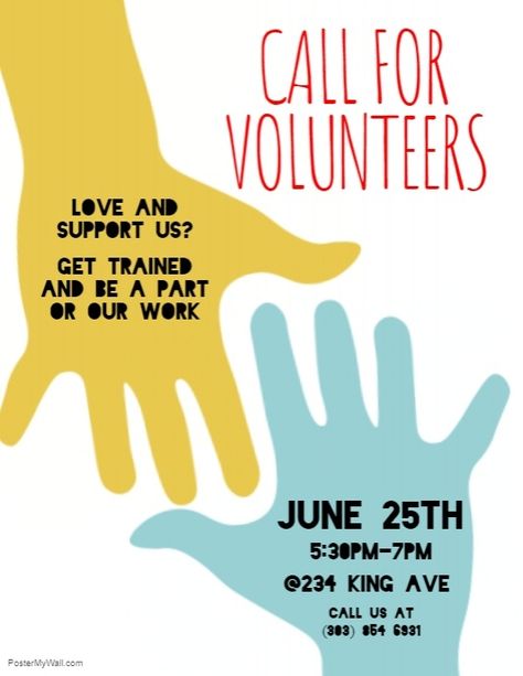 Call For Volunteers Flyer Charity Fundraising Poster, Volunteer Poster Design Ideas, Call For Volunteers Poster Design, Volunteer Recruitment Poster, Volunteer Poster Design, Charity Poster Design Ideas, Ngo Poster, Volunteer Design, Volunteer Flyer