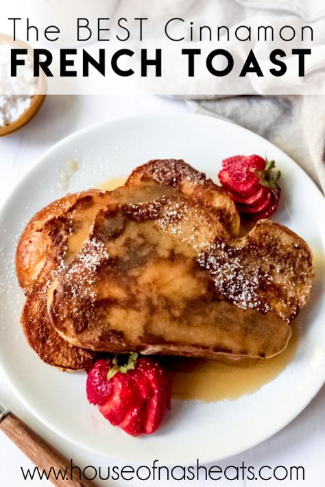 French Toast Recipe Cinnamon, Easy French Toast Bake, Awesome French Toast Recipe, The Best French Toast, French Toast Casserole Easy, Easy French Toast Recipe, Toast Pizza, French Toast Casserole Overnight, Classic French Toast