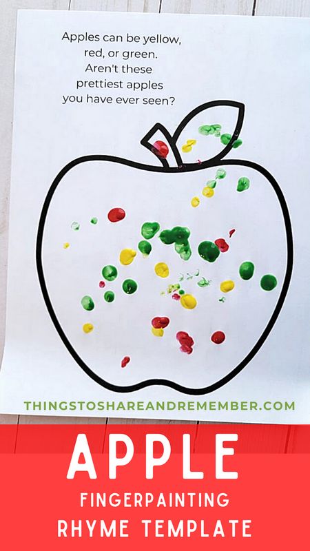 Apple Fizzy Art, Apple Tree Arts And Crafts For Toddlers, Apple Prints Preschool, Preschool Apple Songs, Apple Thumbprint Craft, Apple Core Crafts Preschool, Outdoor Apple Activities For Toddlers, Apple Tearing Craft, September Crafts Preschool Apple Theme