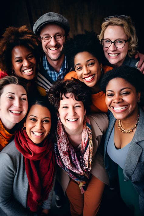 This heartwarming photograph captures the universal language of happiness and connection that transcends cultural differences. In a world filled with diversity, moments like these remind us of our shared humanity. Join us in celebrating unity and follow for more inspiring stories! #UnityInDiversity #SmilesOfTheWorld #OneWorldOneHeart #Photography #Portrait Cultural Diversity Photography, Community Photoshoot, Cultural Humility, Inclusion Quotes, Cultural Pictures, Human Diversity, Gender Diversity, Racial Diversity, Ethnic Diversity