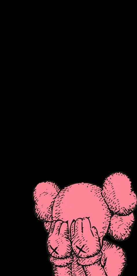 Pink And Black Kaws Widgets, Pretty Wallpaper Iphone Lock Screen, Bape Wallpaper, Bape Wallpaper Iphone, Kaws Iphone Wallpaper, Pink And Black Wallpaper, Pink Wallpaper Ipad, Pretty Wallpaper Ipad, Kaws Wallpaper