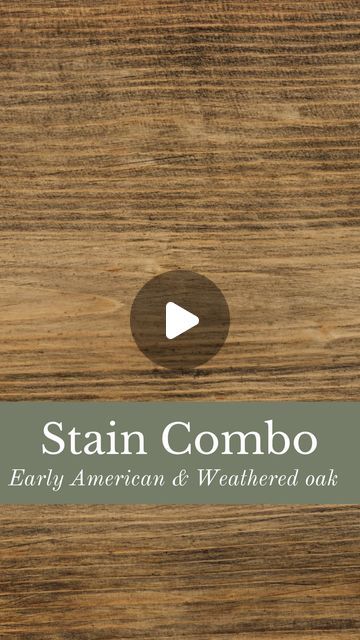 Having trouble finding the perfect stain color? Try layering your stains.   How do you layer stains? Start with a base coat. I used... | Instagram Wood Trim Colors Stains, Bona Wood Stain Colors, Wood Stain Before And After, Vanity Stain Colors, Studio Mcgee Wood Stain Colors, Timber Stain Colours, Weathered Oak Stain On Douglas Fir, Staining Cherry Wood Furniture, Minwax Stain Colors On Maple