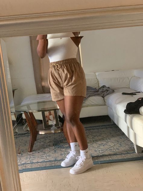 White Air Force Ones Outfit Summer, Air Force 1 Outfit Summer, Air Force 1 Outfit Woman Summer, Air Force One Outfits, White Air Force Ones Outfit, Nike Air Force 1 Outfit Woman, Air Force 1 Outfits, Air Force Outfit, Air Force 1 Outfit Woman