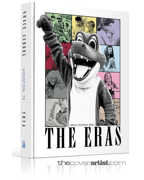 "The Eras" - Grace School - Houston, TX  Even if you’re not ready for a cover appointment, book one for your future self! Fall dates are very limited and won’t last long. You’ll be glad you reserved your spot.  http://www.thecoverartist.com/contact  ***  #YearbookIdeas  *Actual cover may differ from one presented here. I’m just a consultant.  #YBK #Yearbook #YearbookCover #YearbookTheme #YearbookIdea #BookCover #CoverDesign #Bookstagram #GraphicDesign #AdobeIllustrator We Are Yearbook Theme, Eras Tour Yearbook, Themes For Yearbook, Yearbook Themes Middle School, Unique Yearbook Themes, Yearbook Design Cover, Yearbook Cover Ideas Highschool, Fun Yearbook Pages Ideas, Yearbook Themes Ideas