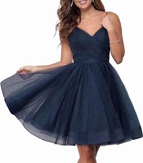 Amazon.com: Lindo Noiva Short Juniors Homecoming Dresses for Teen Backless Cocktail Party Gown LNL031 Navy Blue Size 6 : Clothing, Shoes & Jewelry Junior Homecoming Dresses, Homecoming Dresses For Teens, Short Sheath Dress, Tulle Balls, Tulle Homecoming Dress, Mesh Mini Dress, Mesh Short, Denim Maxi Dress, Tulle Ball Gown