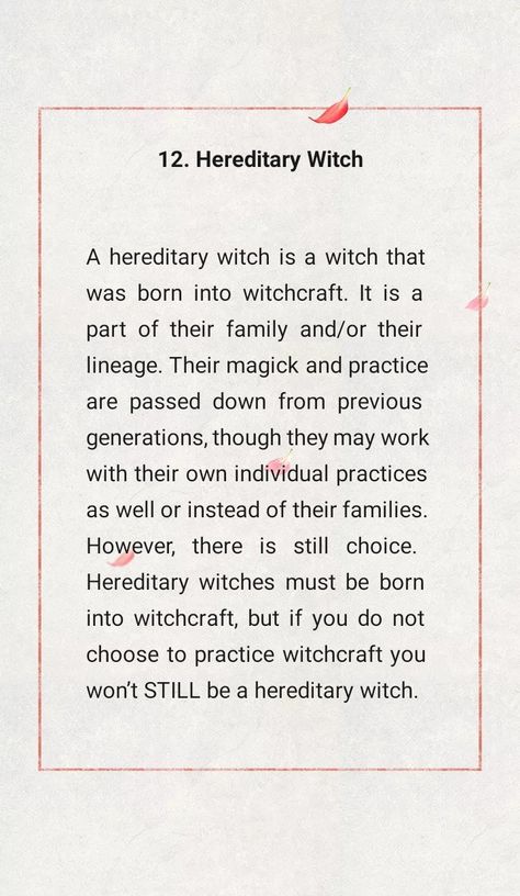 What is a hereditary witch Ceremonial Witchcraft, Ceremonial Witch, Witch Definition, Witch Types, Types Of Witchcraft, Witch Life, Witch Spells, Ceremonial Magick, Nature Witch