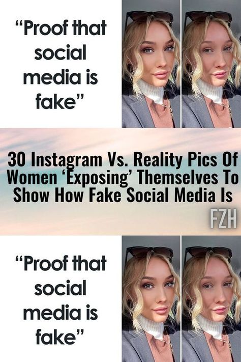 Social Media Vs Reality, Fake Social Media, Instagram Vs Real Life, Instagram Vs Reality, Huge Hair, Last Minute Halloween Costumes, Sponsored Content, Engagement Inspiration, Beauty Standards