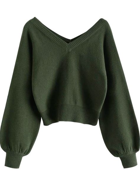 #fall #autumn #green #sweater #herbst #cropped #downtown #fashion #vneck #falloutfitideas #autumnmood Downtown Fashion, Must Have Clothes, Autumn Green, Autumn School Outfit, Green Sweater, Autumn Day, Fall Outfits Women, Crochet Sweater, Fall Trends