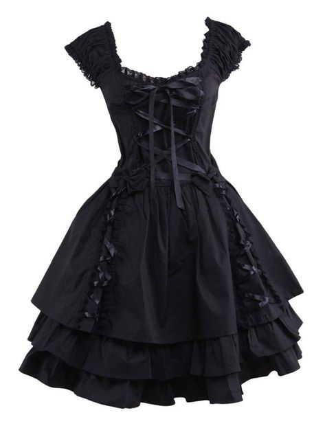 Lace Front Dress, Goth Dress, Gothic Dress, Mori Girl, One Piece Dress, Lolita Dress, Gothic Lolita, Lolita Fashion, Mode Style