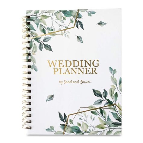 Wedding Planner Book and Organizer for Bride To Be Gift - Complete Wedding Guide - Wedding Planner Notebook Engagement Party Guest Book, Best Friend Wedding Gifts, Wedding Organiser, Wedding Planner Notebook, Bridal Planner, Book Organizer, Wooden Wedding Guest Book, Wedding Organizer Planner, Wedding Planning Book