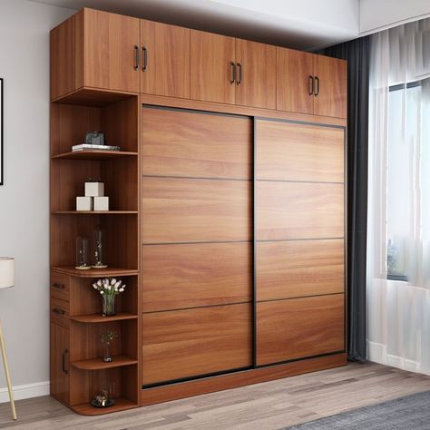 Modern Bedroom Wardrobe, Bedroom Wardrobe Ideas, Sliding Door Wardrobe Designs, Wooden Wardrobe Design, Almirah Designs, Bedroom Wardrobe Design, Wooden Cupboard, Modern Cupboard Design, Wardrobe Door Designs