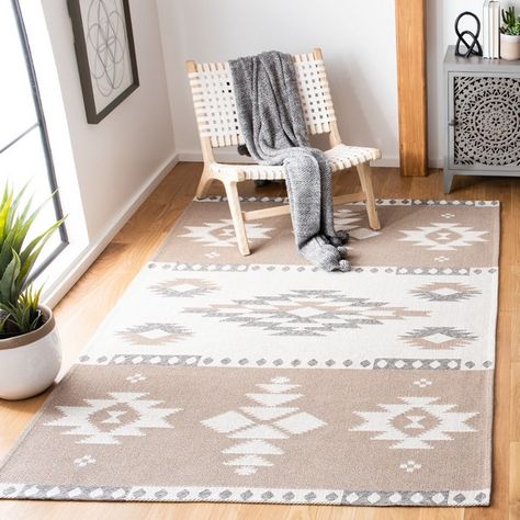 Modern Southwestern Decor, Modern Moroccan Style, Modern Southwestern, Southwestern Decor, Southwestern Rug, Art Rug, Southwestern Area Rugs, Cotton Area Rug, Beige Area Rug