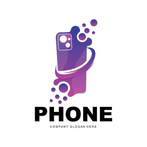 Smartphone Logo, Communication Electronics Vector, Modern Phone Design, For Company Brand Symbol Mobile Logo Design Ideas, Phone Service Logo, Phone Store Logo, Mobile Phone Logo Design, Phone Shop Logo, Mobile Shop Logo, Mobile Store Logo, Phone Logo Design, Logo Communication