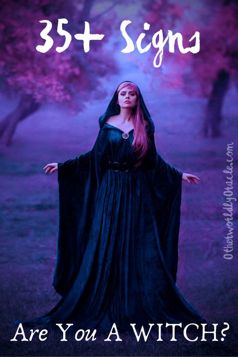 Am I A Witch? 35+ Signs You're a Witch In Your Heart & Soul How To Know If You Are A Witch, Signs You're A Witch, Am I A Witch, Witch Quiz, Witch Types, Beautiful Witches, I Am A Witch, Pretty Witch, Goddess Magick