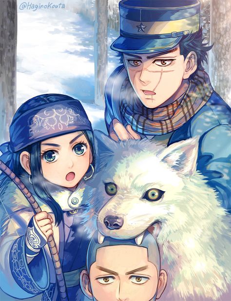 Immortal Sugimoto, Shiraishi Yoshitake, Golden Kamui, Anime Group, Golden Kamuy, Mini Comic, Chiba, Fanarts Anime, The Gallery