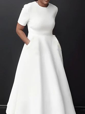 White Dress Classy Formal Long, White Long Sleeve Dress Formal, Long Sleeve Dress Formal Classy, Sleeve Dress Formal, White Dress Classy, Long Sleeve Dress Formal, Summer Elegant, White Long Sleeve Dress, Elegant Maxi Dress