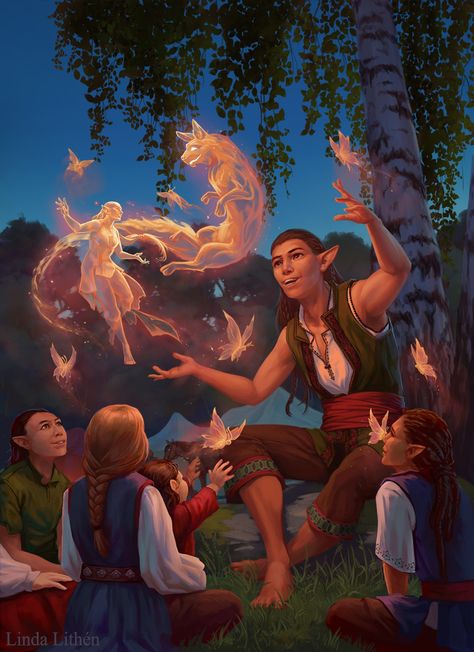 Happy Fantasy Art, The Storyteller, Story Teller, Fantasy Story, Fantasy Aesthetic, Character Building, High Fantasy, Arte Fantasy, Character Ideas