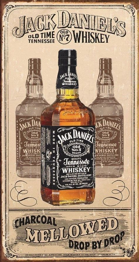 Iklan Vintage, Stary Papier, Kertas Vintage, Jack Daniels Distillery, ポップアート ポスター, Plakat Design, Jack Daniel, Jim Beam, Jack Daniels Whiskey