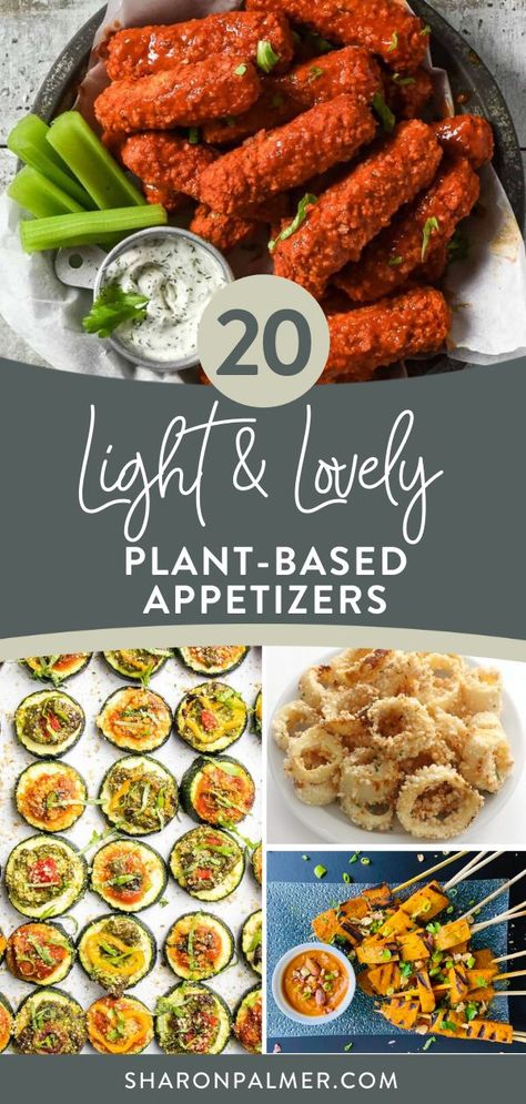 Healthy Appetizers Vegetarian, Plant Based Horderves, Easy Plant Based Appetizers, Vegan Party Sides, Plant Based Football Food, Plant Based Game Day Food, Vegan Buffet Food, Healthy Vegan Appetizers, Tofu Appetizers For Party