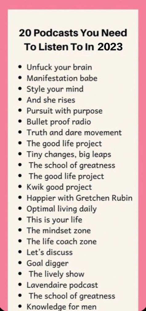 #NaturalHealthCare Best Girly Podcasts, Podcasts To Change Your Life, What Podcast Should I Listen To, Free Podcasts To Listen To, Podcast To Listen To Become That Girl, Great Podcasts To Listen To, Podcasts For Knowledge, Podcasts For Manifestation, Self Care Podcast Spotify