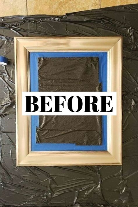 Give your bathroom a whole new look with this simple diy renovation. Upcycle an old mirror with this simple farmhouse look. #diy #mirror #bathrooms #farmhouse thrift store farmhouse decor Diy Rustic Bathroom Mirror, Mirror Stenciling Ideas, Mirror Redo Diy, Farmhouse Bathroom Mirror, Mirror Upcycle, Mirror Redo, Diy Farmhouse Bathroom, Diy Rustic Bathroom, Diy Dishwasher Tablets