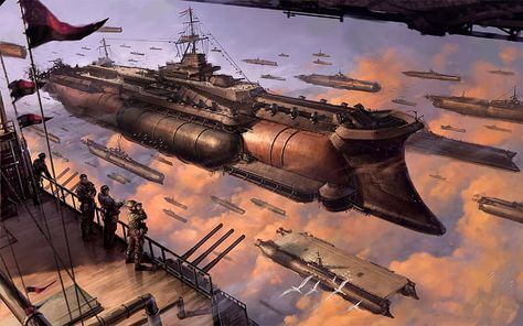 HD wallpaper: steampunk, airships | Wallpaper Flare Best Sci Fi Books, Dieselpunk Art, Steampunk Wallpaper, Steampunk Ship, Flying Ship, Steampunk Airship, Arte Steampunk, Diesel Punk, Star Wars Wallpaper