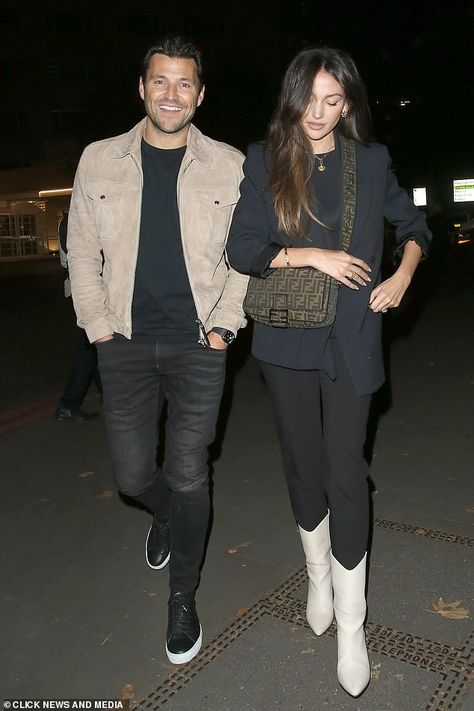 Mark Wright Fashion, Dinner With Husband, Mark Wright, Fashion Cowboy Boots, Michelle Keegan, Hollywood Actors, Cowboy Style, Fashion Icons, Party Style