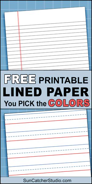 Free Printable Lined Paper (Handwriting, Notebook Templates) – DIY Projects, Patterns, Monograms, Designs, Templates Kindergarten Lined Paper Free Printable, Free Printable Lined Paper, Good Notes Daily Planner, Notebook Paper Printable, Handwriting Notebook, Handwriting Template, Notebook Paper Template, Paper Template Free, Stencils Patterns