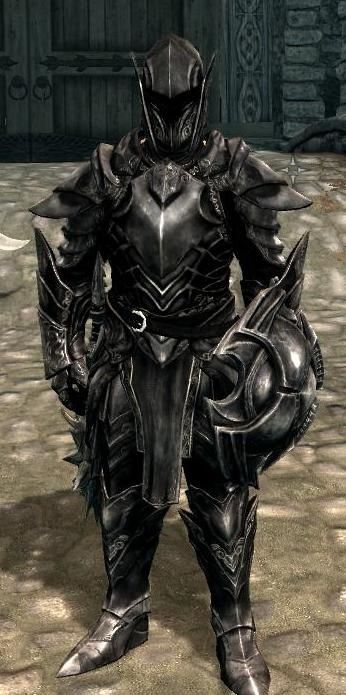 ... Skyrim Ebony Armor, Skyrim Armor Sets, Ebony Armor, Nightingale Armor, Skyrim Armor, Daedric Armor, Skyrim Art, Heavy Armor, Elder Scrolls Art