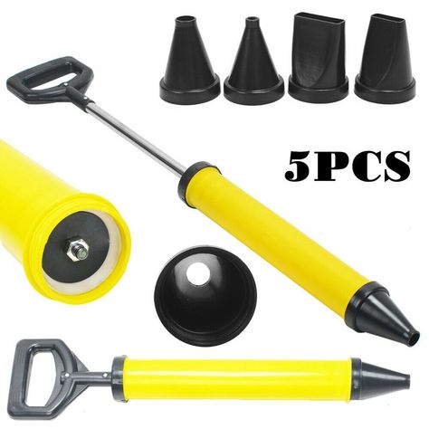 Head Change Cement Gun Garden Tools – ProoTools Epoxy Grout, Push And Pull, Garden Paving, Hand Tool Set, Construction Tools, Performance Wear, Grout, Nozzles, Garden Supplies