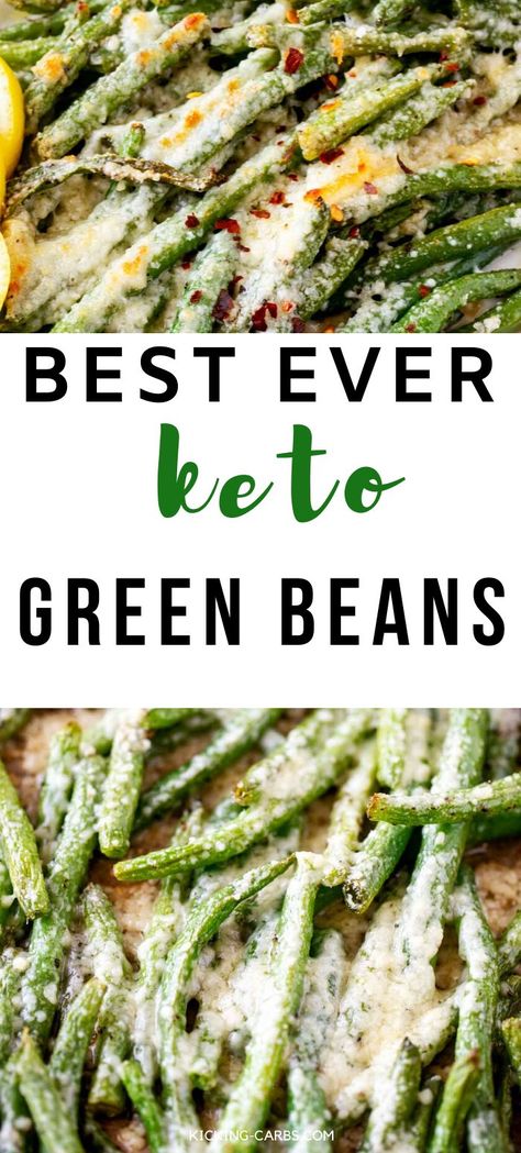 Keto Green Bean Side Dishes, Keto Dinner Recipes Vegetables, Keto Canned Green Bean Recipes, Healthy Keto Sides, Keto Bean Recipes, Lowcarb Dinner Sides, Low Carb Green Beans, Green Bean Fries Keto, Keto Green Beans Recipes